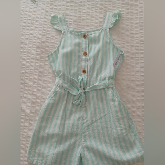 Carter's Oshkosh Striped Romper - Picture 2 of 5